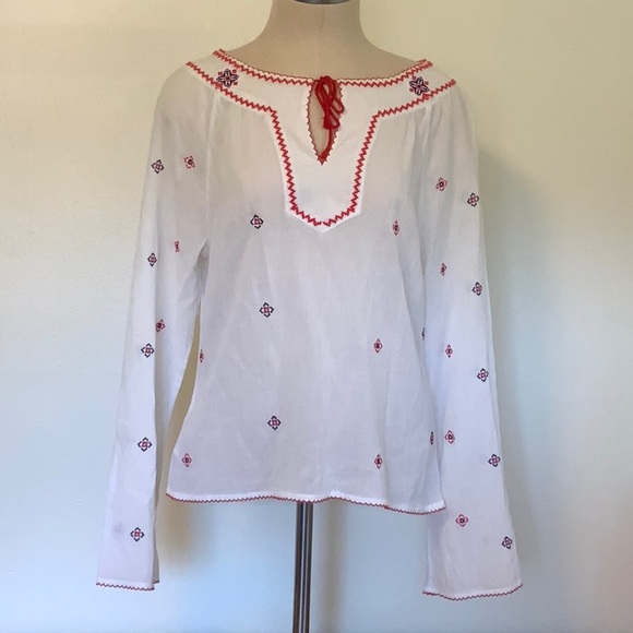 Eddie Bauer Boho Shirt/Blouse - Picture 2 of 11